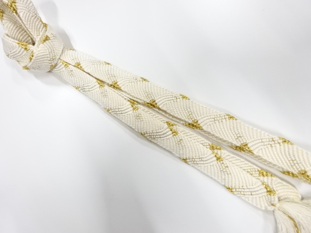 正絹　手組帯締め